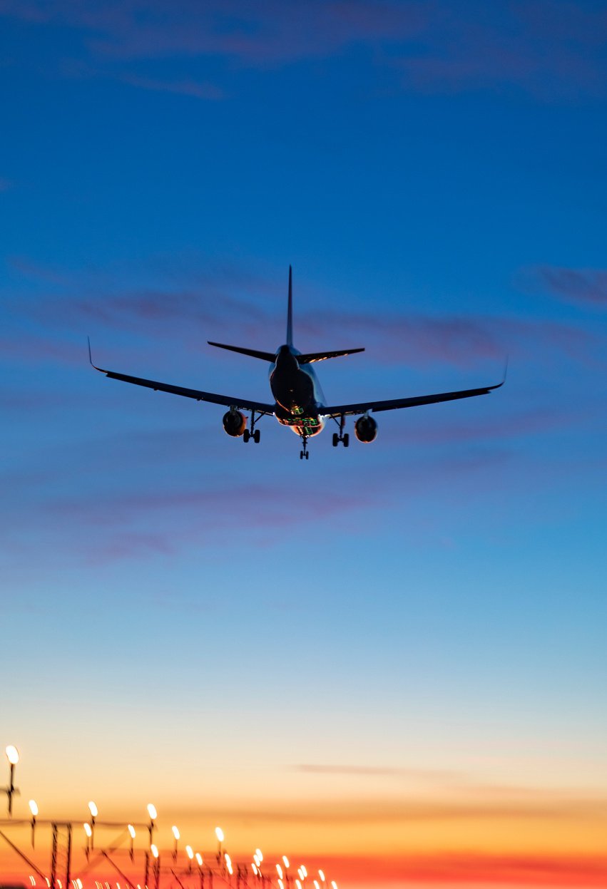 El Prat aeroport Pau Casals sunset